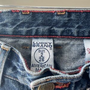 lucky low rise jeans size 2